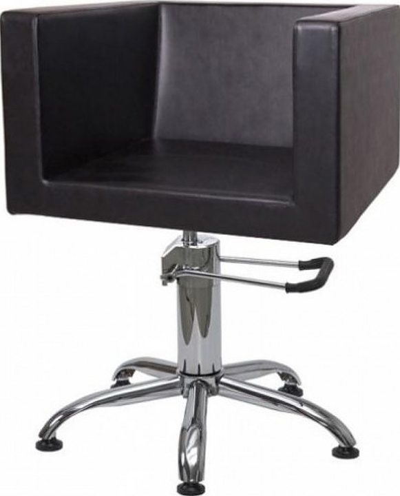 Кресло парикмахерское Имидж Мастер ДОМИНО черное