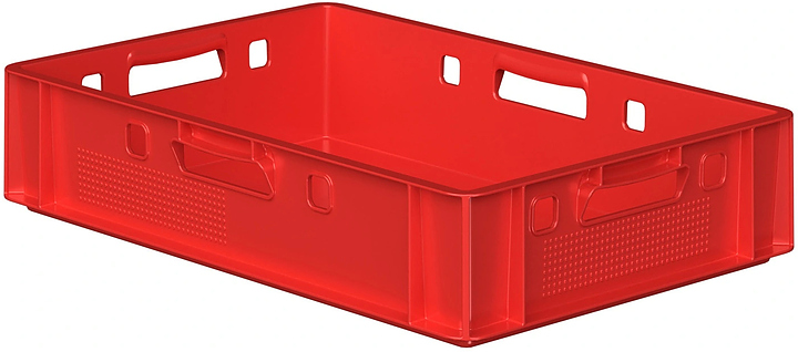 Ящик универсальный iPlast E1 FK-6412 600х400х120 мм красный