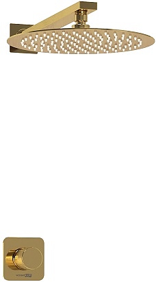 Встраиваемый комплект для душа Wasserkraft Ems 7600 A7651.183.208 золото глянцевое
