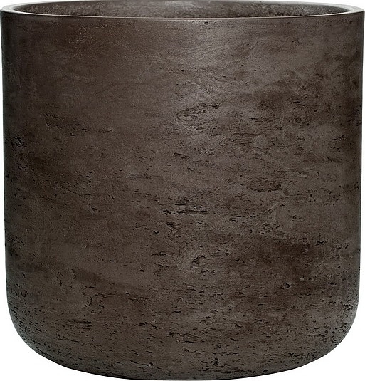 Кашпо Pottery Pots Charlie (25х24 см) темно-коричневое