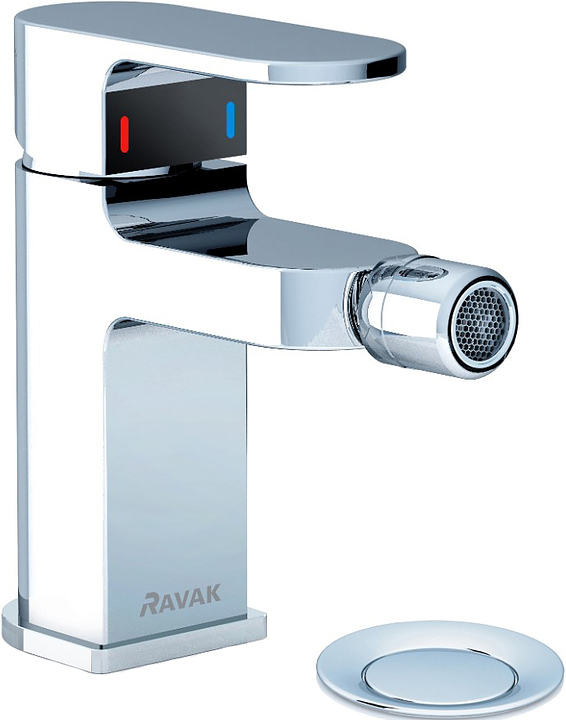 Смеситель для биде Ravak Chrome-CR 055.00 X070055 с донным клапаном