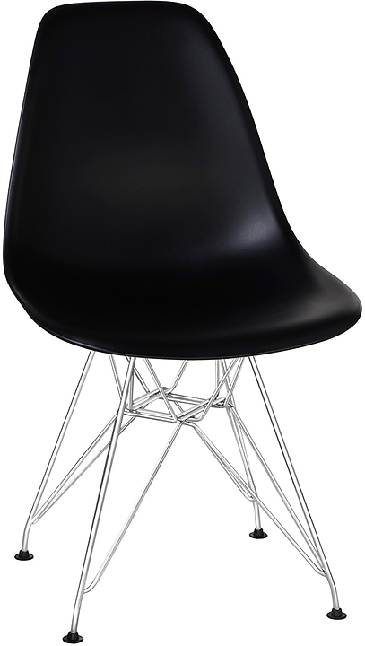 Стул обеденный DOBRIN 638A-LMZL DSR (черный, хром)