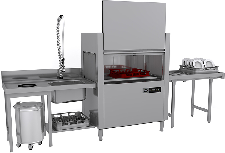 Туннельная посудомоечная машина Apach ARC100 тунн. доз/cw л/п