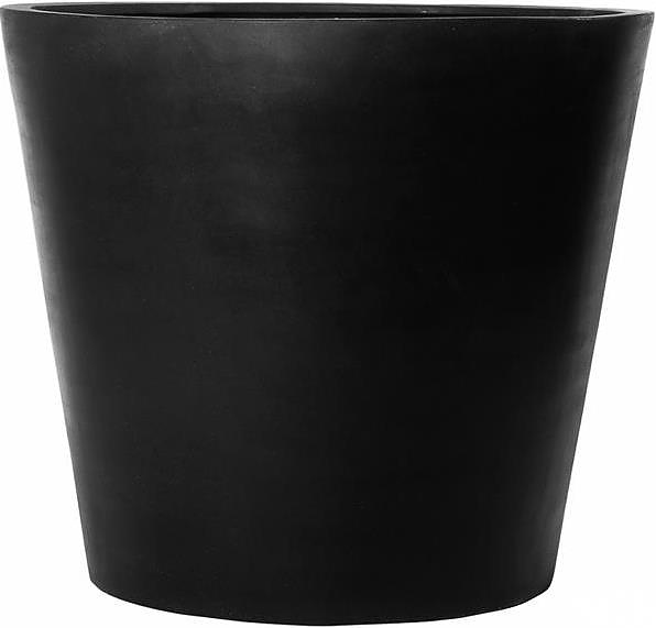 Кашпо Pottery Pots Jumbo bucket (83х73 см) черное матовое