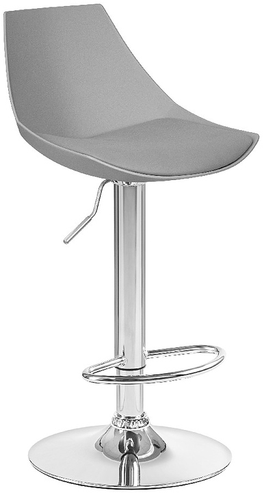 Стул барный DOBRIN 3000-LM ROCKY (серый хром)
