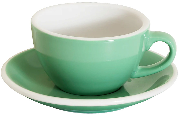 Кофейная пара Loveramics Egg Cappuccino C088-33BMT/C088-34BMT 200 мл, мятный (mint)