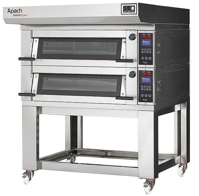 Печь конвекционная Apach BAKERY LINE E2L118PA + E2L124PALHSE DPBI-T (подовая с подставкой, с направляющими)