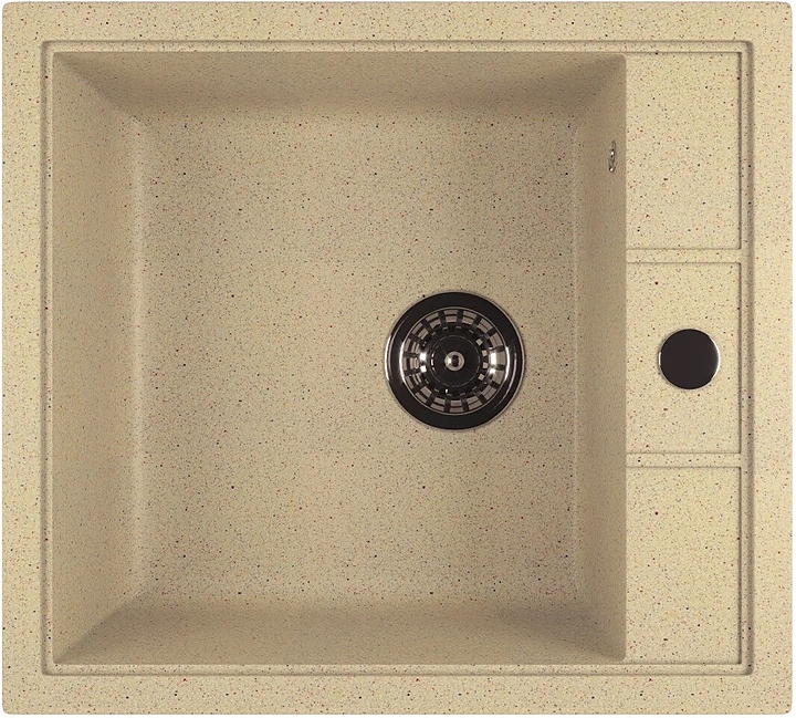 Мойка кухонная Mixline ML-GM28 (328) 44,5х50 см бежевая