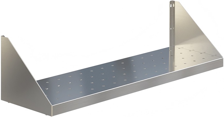 Полка настенная Restoinox ПН-7/4-П (перфорированная)