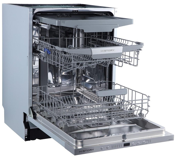 Посудомоечная машина HiSTORY DI66B-MSS 1 серый