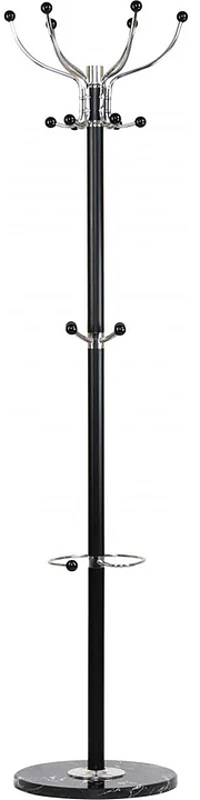 Вешалка напольная DOBRIN BONNY, чёрный мрамор, чёрный