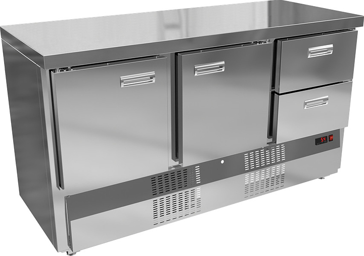 Стол холодильный KRONER СХ 2/2я-150-60