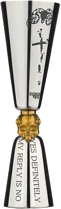 Джиггер P.L. Barbossa Bad Guys Bar Mixology-6 Golden Skull