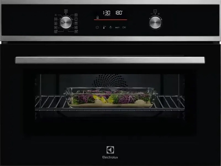 Духовой шкаф Electrolux EVL6E49X черный / нерж. сталь