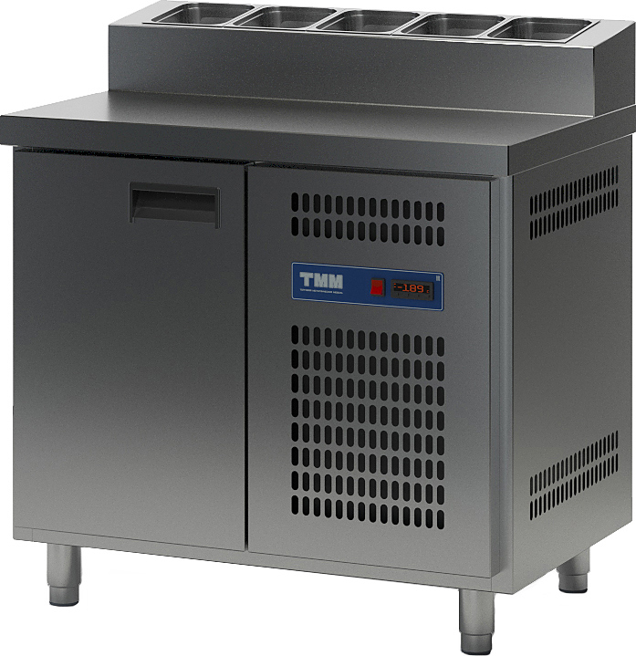 Стол для пиццы ТММ СХСК-П-1/1Д (945x700x1000)