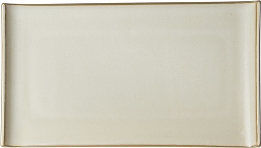 Тарелка Roomers Tableware L9245-CREAM 21,5х12 см (каменная керамика)