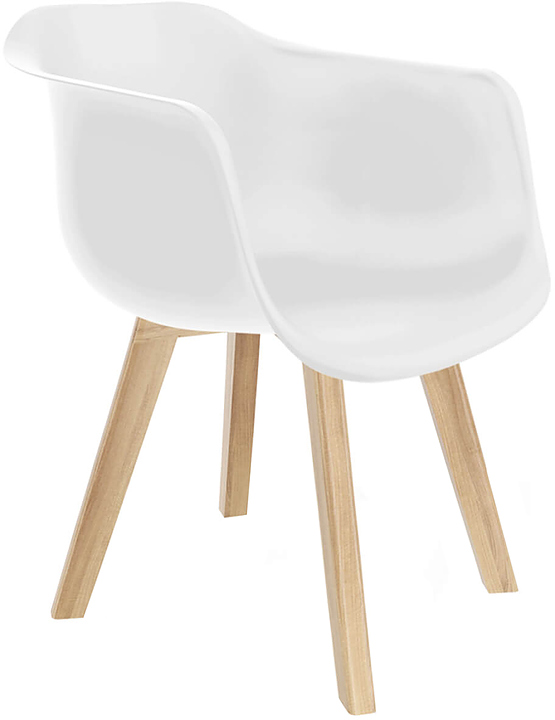 Стул Sheffilton SHT-ST31/S183 белый / прозрачный лак