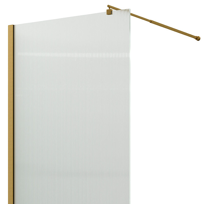 Душевое ограждение Wasserkraft Rur 30W44BG-FL 2000х1000 мм матовое золото