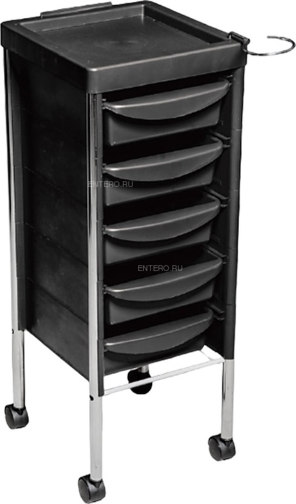 Тележка парикмахерская Имидж Мастер IM 6003 черная