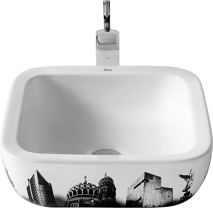 Раковина накладная Roca Urban 732765G00U 40х40 см, керамика