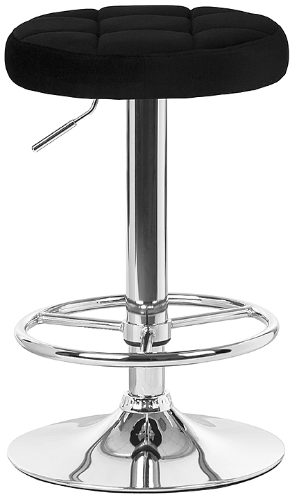 Табурет барный DOBRIN 5008-LM-N BRUNO (черный велюр) 2 шт.