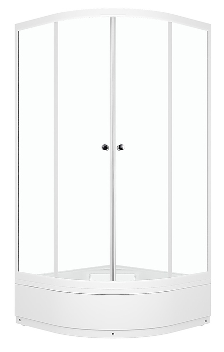 Душевой уголок с поддоном Domani-Spa Delight 99 mid DS0405D99M0Cl00 90х90 см