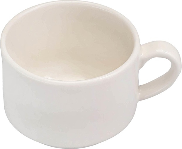 Чашка кофейная Porland Pioli Quartet Aqua 31ML08 PL (Matte) 85 мл (фарфор) стопируемая