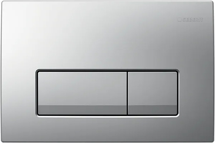 Кнопка смыва Geberit Delta 50 115.119.46.1 матовый хром