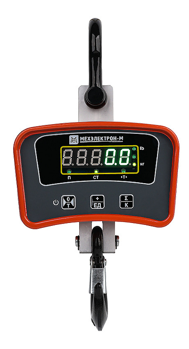 Крановые весы Мехэлектрон-М ВКМ-II-100-Д МК1 LСD (аккумулятор) оранжевый
