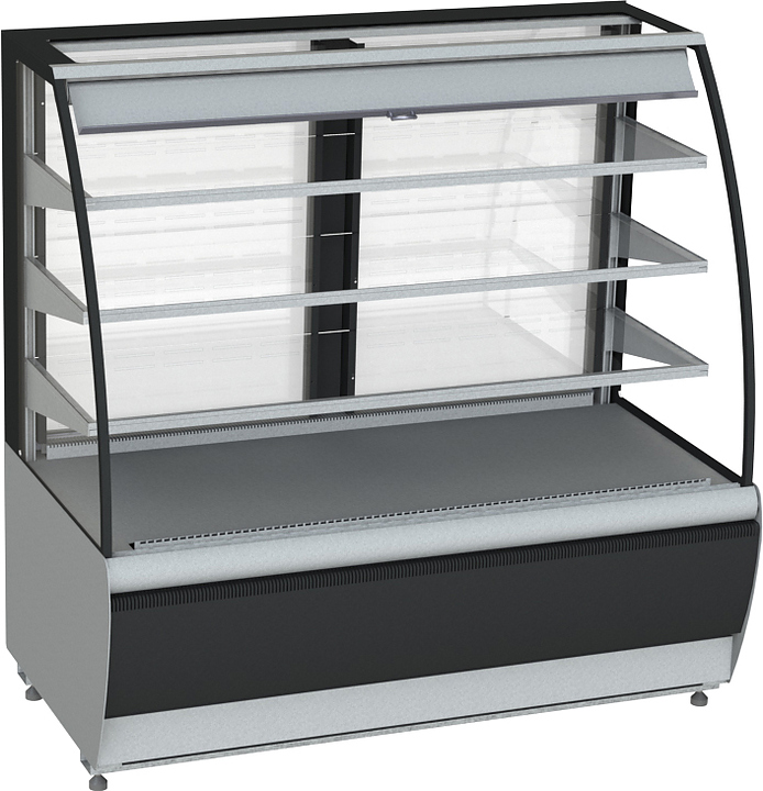 Витрина кондитерская Carboma K70 VM 1,3-2 (ВХСв - 1,3д Техно) (открытая)