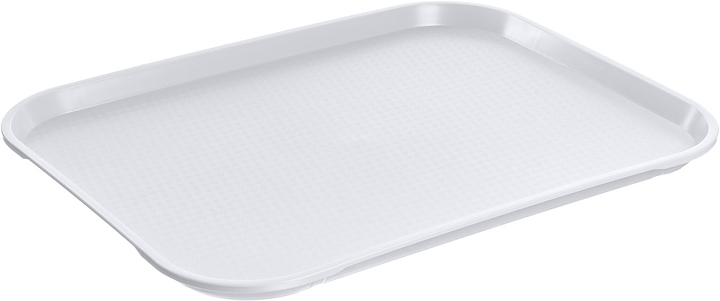 Поднос MGprof 1758 44,5х34,5 см (полипропилен) поверхность классик (148) прямоугольный белый