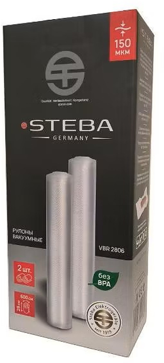 Пленка для вакуумной упаковки Steba VBR 2806 150 мкм, 2 рулона