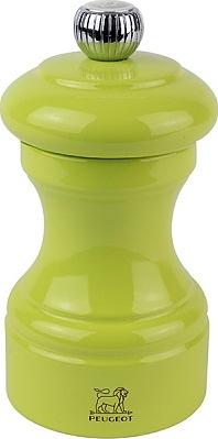 Мельница для соли Peugeot Bistro 40758, 100 мм, дерево / металлический измельчитель, фисташковая глянцевая