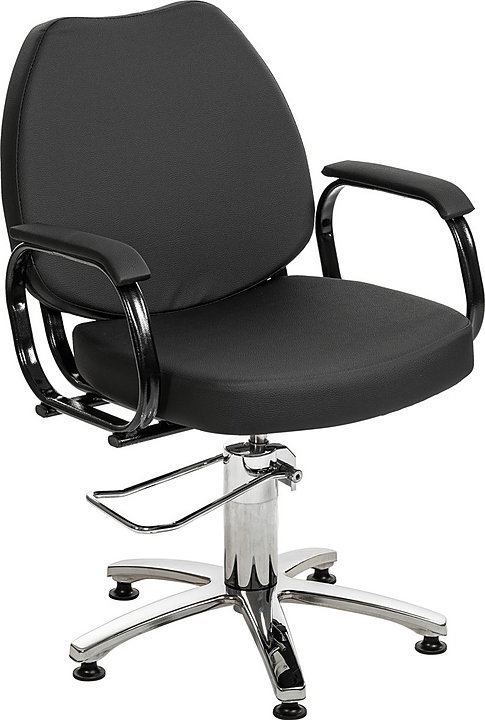 Кресло парикмахерское Имидж Мастер СОЛО гидравлика черное