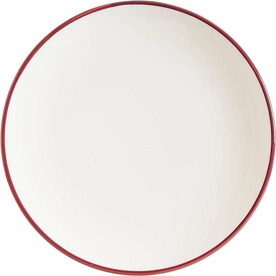 Тарелка Bonna Linea LNEBDGRM15DZ d=15 см (фарфор) бургунди