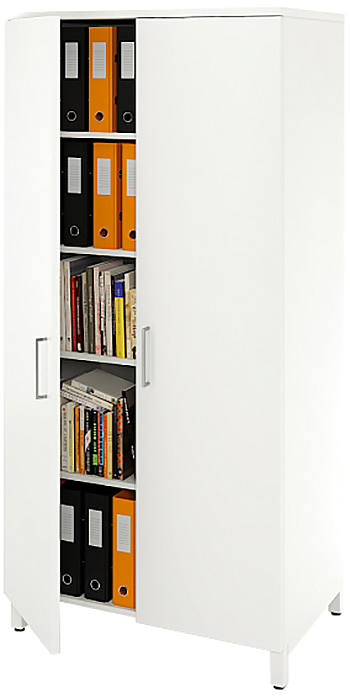 Шкаф для документов ZAMM 5 полок, 2 двери МК 600 90х60х190 см белый