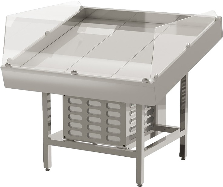 Витрина холодильная Lida Fish V2 (1200х1200х950 мм) угловая внутренняя