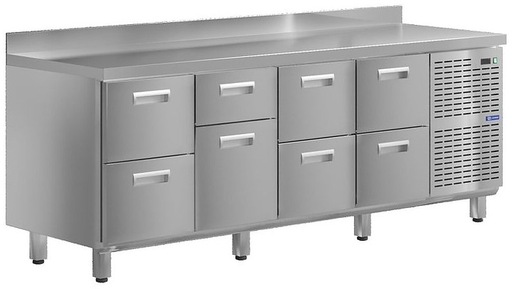 Стол холодильный KAYMAN КСХ-2422/70 (8 ящиков)