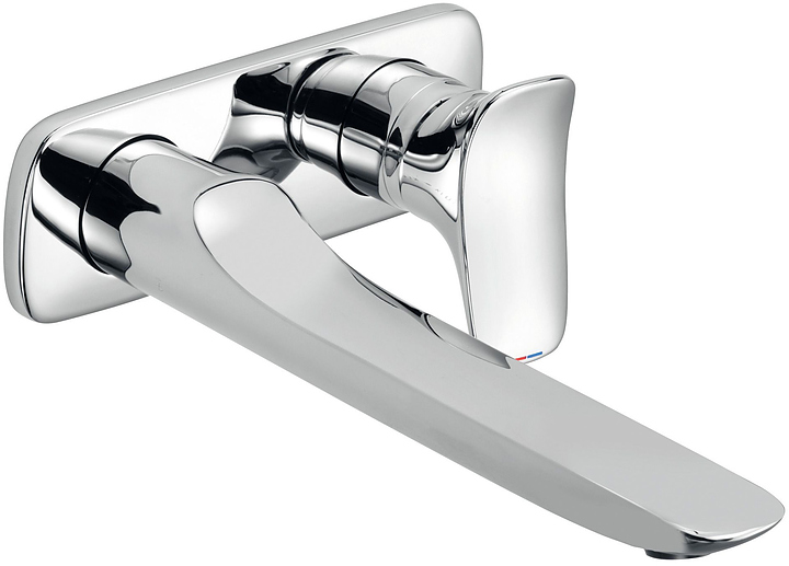 Смеситель для раковины настенный KLUDI Ambienta 532450575 встраиваемый, хром
