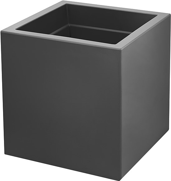 Кашпо Green Land Cubo (30x30x30 см) темно-серое