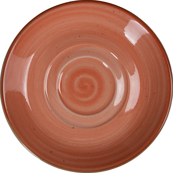 Блюдце Corone Natura HL902100D 114 мм коралловое