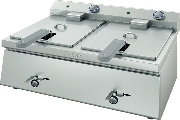 Фритюрница ATESY Таверна-2005 (2-секционная, l=600 мм)