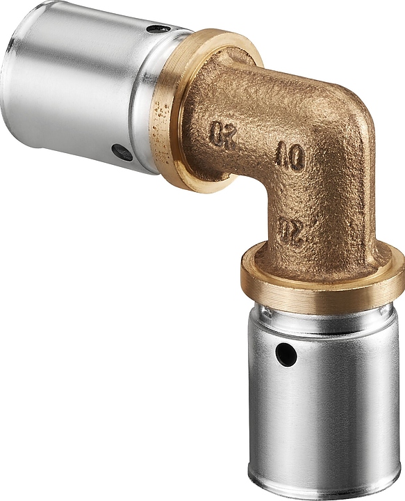 Пресс-угольник Oventrop Cofit P 1512853, 63 мм - 63 мм, 90°, латунь