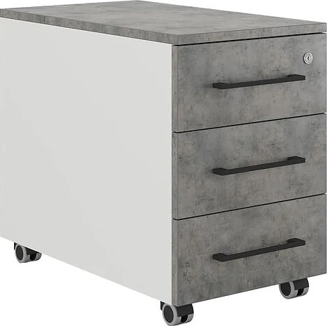 Тумба мобильная КОБОР TМ3-40/80 white/chicago