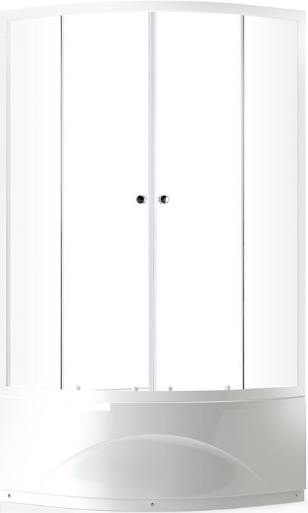 Душевой уголок с поддоном Domani-Spa Delight 99 high DS0405D99H0Cl00 90х90 см