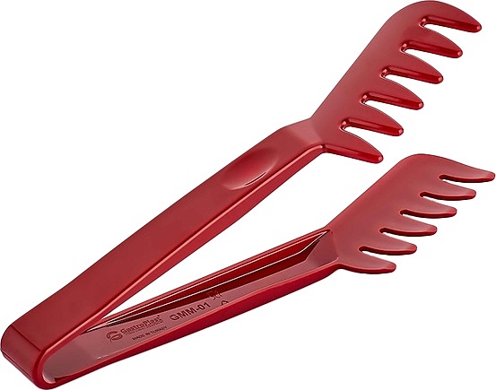 Щипцы для спагетти Gastroplast GMM-01 l=22 см (поликарбонат) красные