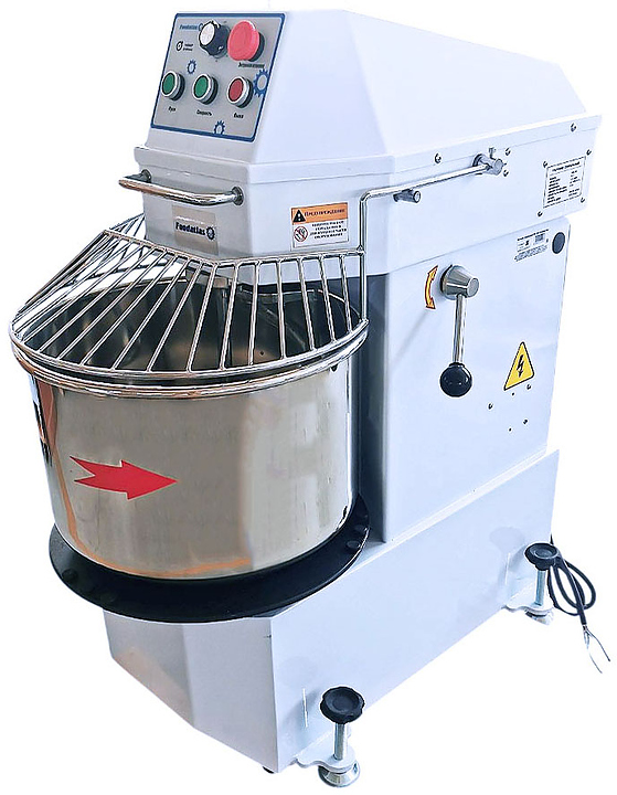 Тестомес спиральный Foodatlas THS-40 Eco (1 скорость)