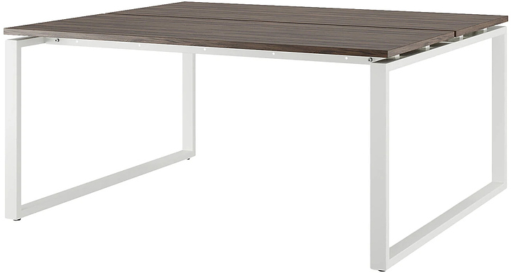 Стол офисный КОБОР O1/2-80/140 white/charlston