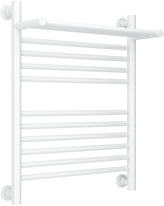 Полотенцесушитель водяной Сунержа Богема с полкой+ 60x50 см белый