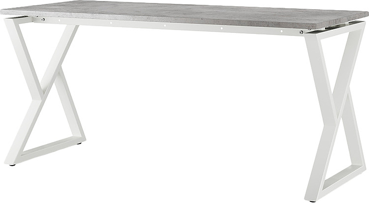 Стол офисный КОБОР W-120/60 white/chicago